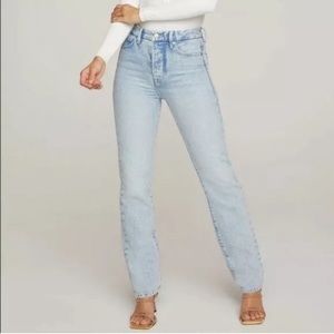 GOOD AMERICAN GOOD GIRL JEANS BLUE 643